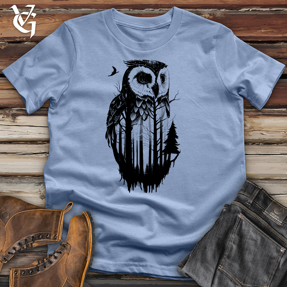 Viking Goods Owl Soul Cotton Tee Baby Blue / L