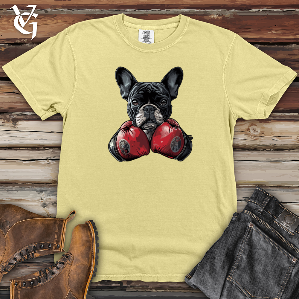 Viking Goods Bulldog Boxing Champion Heavy Cotton Comfort Colors Tee Banana / L