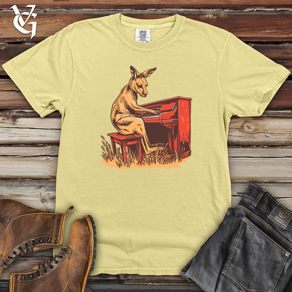 Viking Goods Kangaroo Piano Melody Heavy Cotton Comfort Colors Tee Banana / L