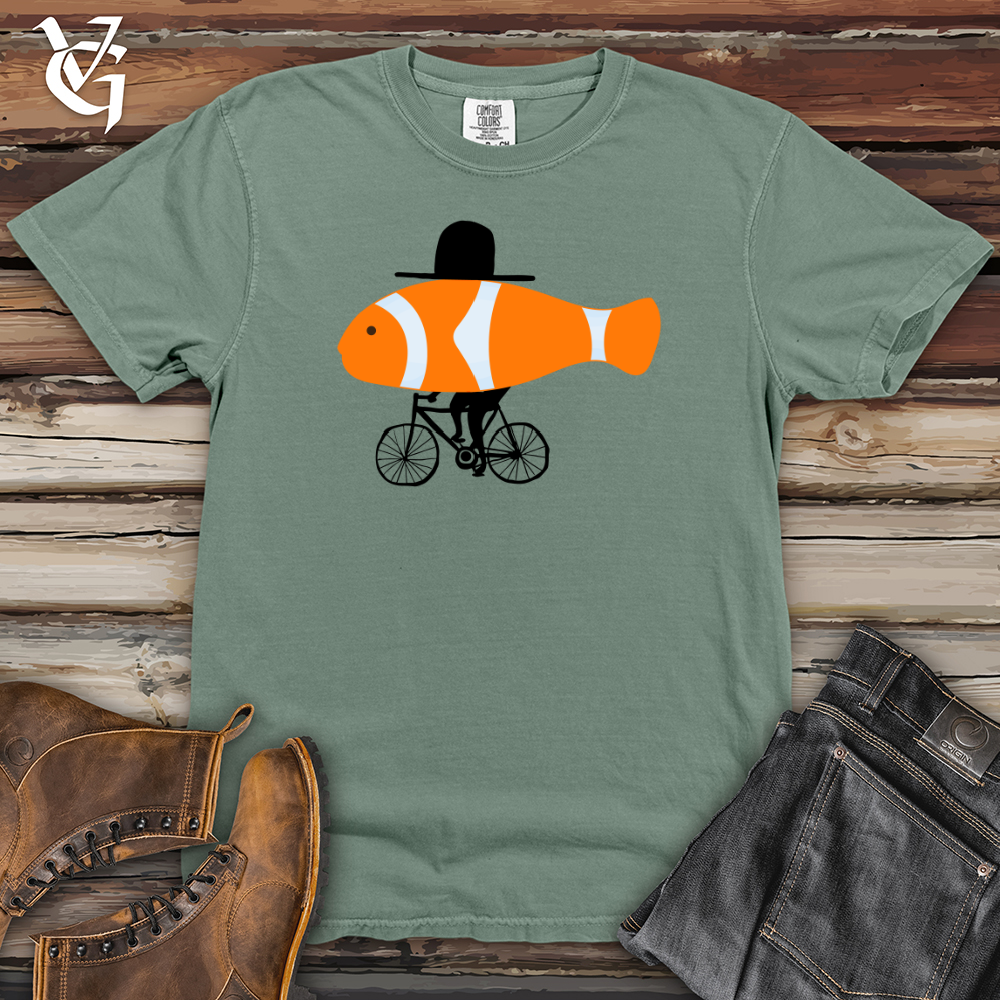 Viking Goods Clown Fish Top Hat Heavy Cotton Comfort Colors Tee Bay / L