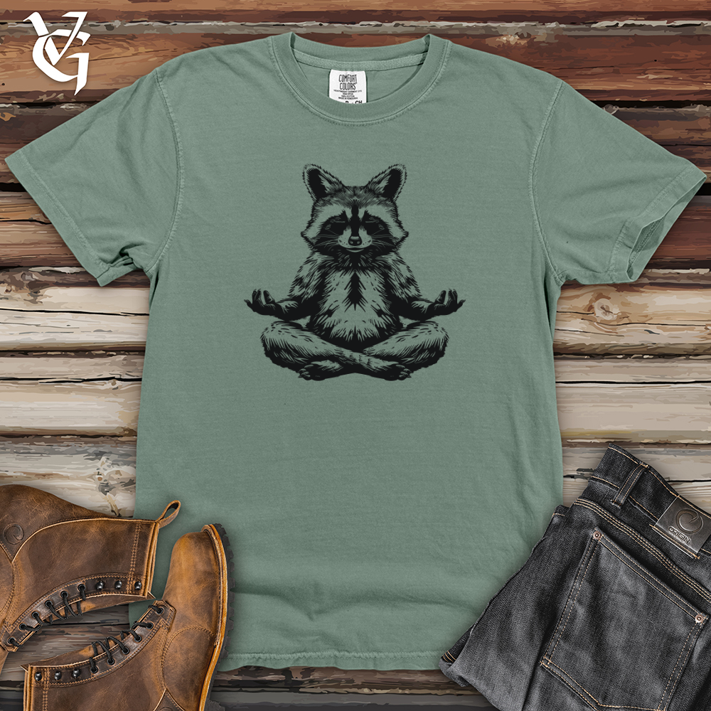 Viking Goods Zen Raccoon Harmony Heavy Cotton Comfort Colors Tee Bay / L