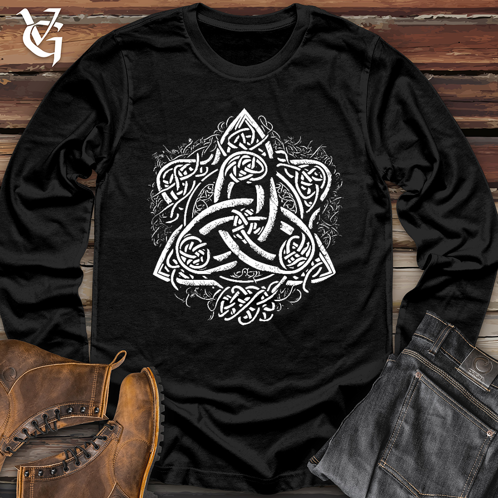 Viking Goods Celtic Trinity Emblem Long Sleeve Black / L