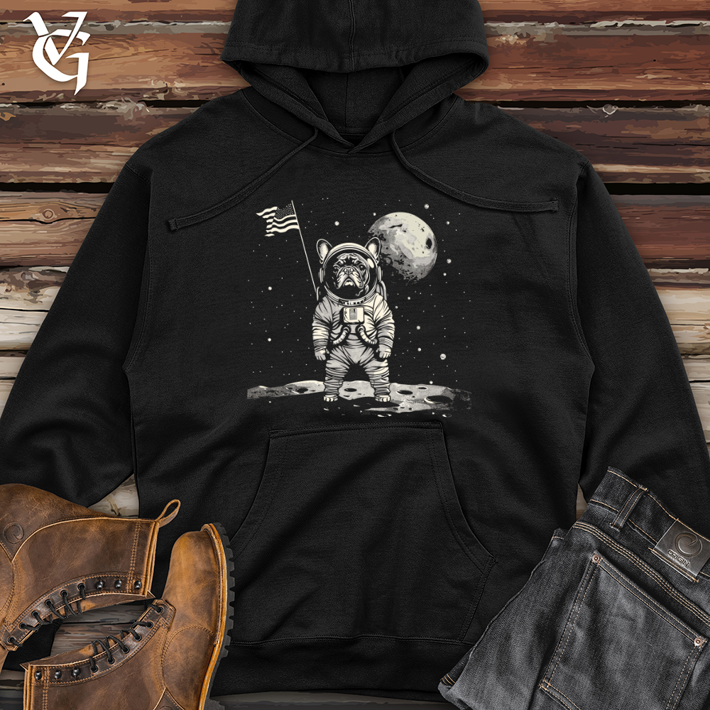 Viking Goods Cosmic Bulldog Odyssey Midweight Hooded Sweatshirt Black / L