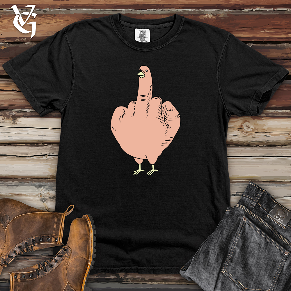 Viking Goods Finger Hen Heavy Cotton Comfort Colors Tee Black / L