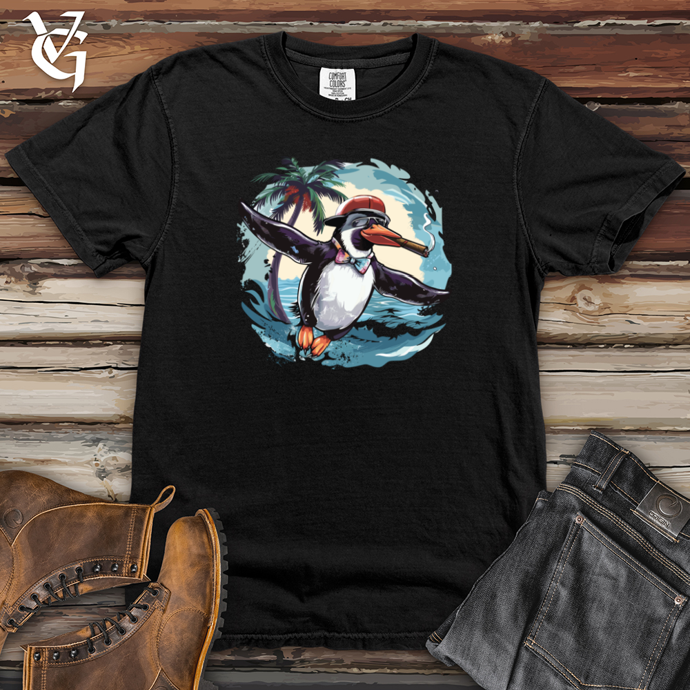 Viking Goods Flying Penguin Swag Heavy Cotton Comfort Colors Tee Black / L