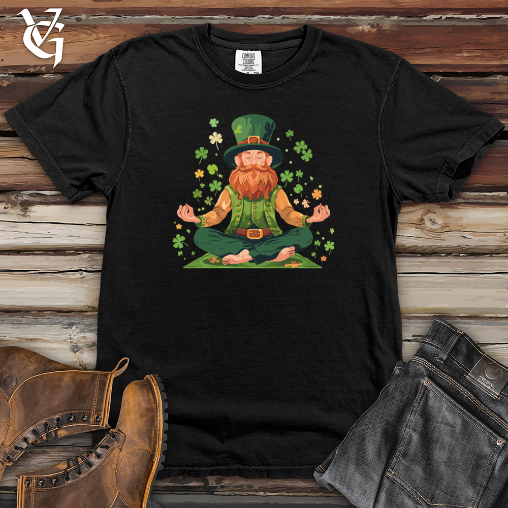 Viking Goods Leprechaun Zen Harmony Heavy Cotton Comfort Colors Tee Black / L