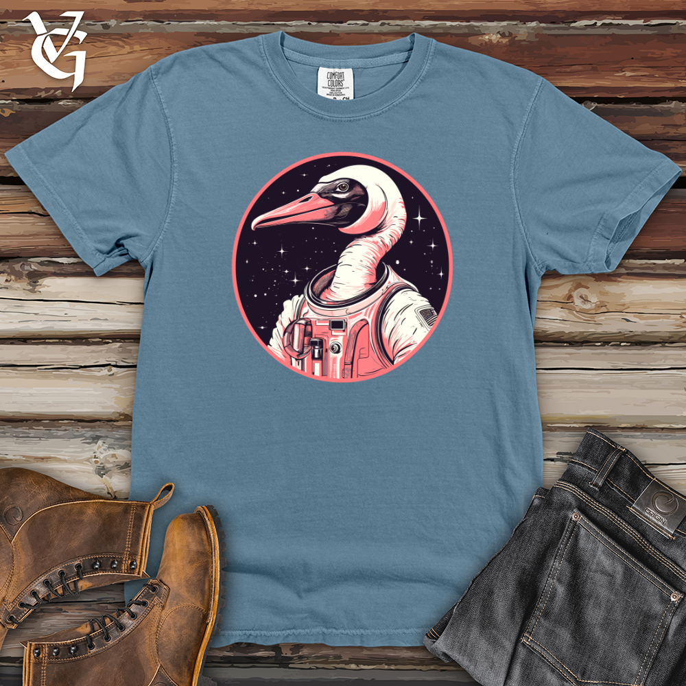 Viking Goods Astroflamingo Heavy Cotton Comfort Colors Tee Blue Jean / L