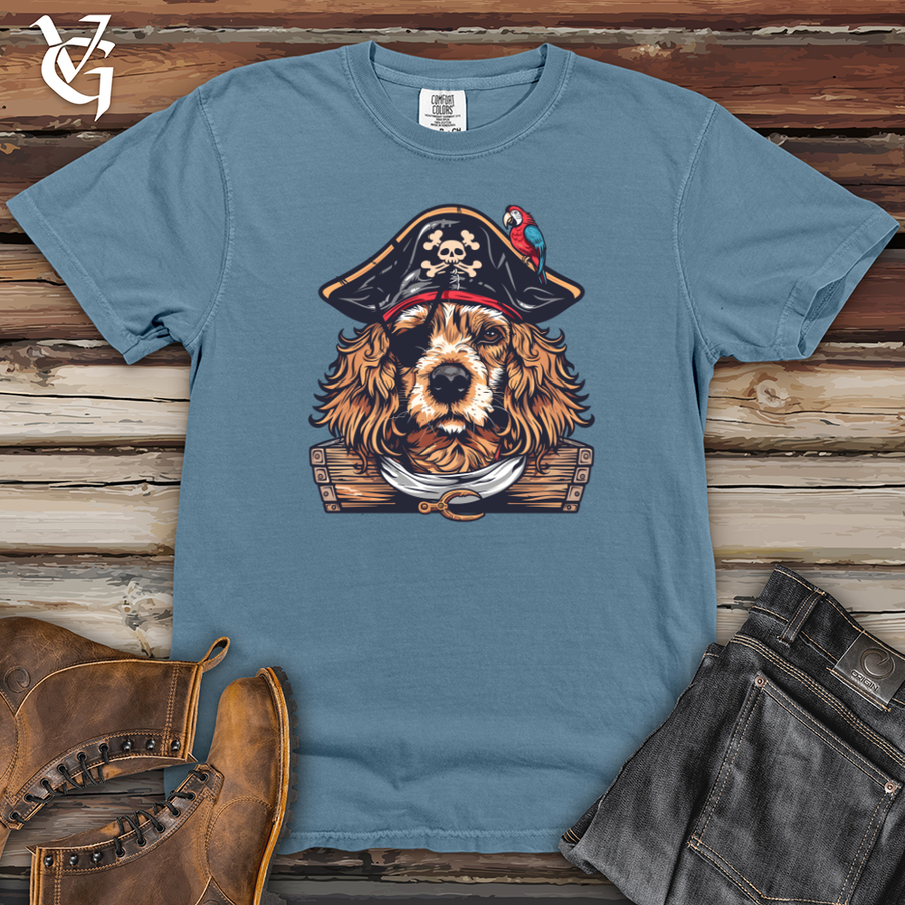 Viking Goods Cocker Buccaneer Adventure Heavy Cotton Comfort Colors Tee Blue Jean / L