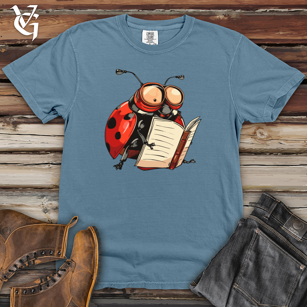 Viking Goods Scholarly Ladybug Heavy Cotton Comfort Colors Tee Blue Jean / L