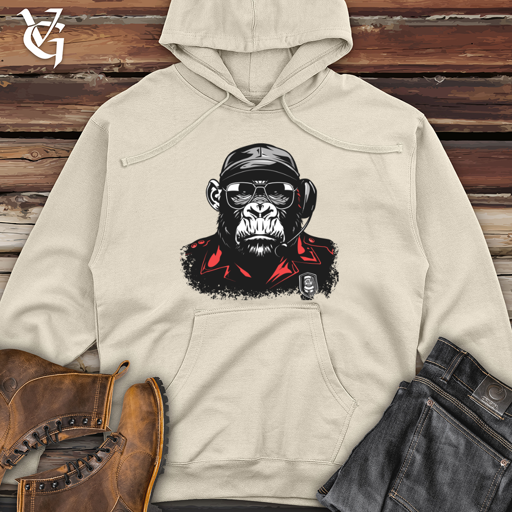 Viking Goods Gorilla Club Bouncer Midweight Hooded Sweatshirt Bone / L
