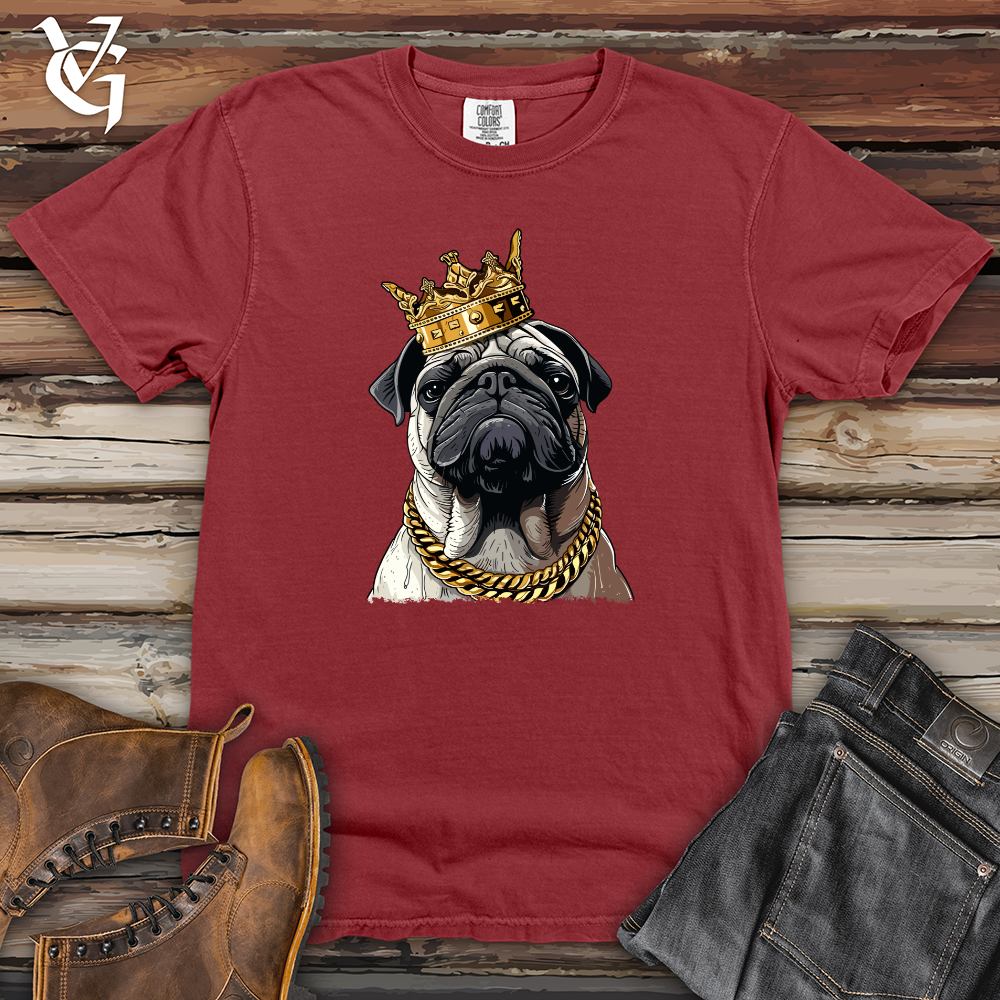 Viking Goods Gangster Pug Heavy Cotton Comfort Colors Tee Brick / L