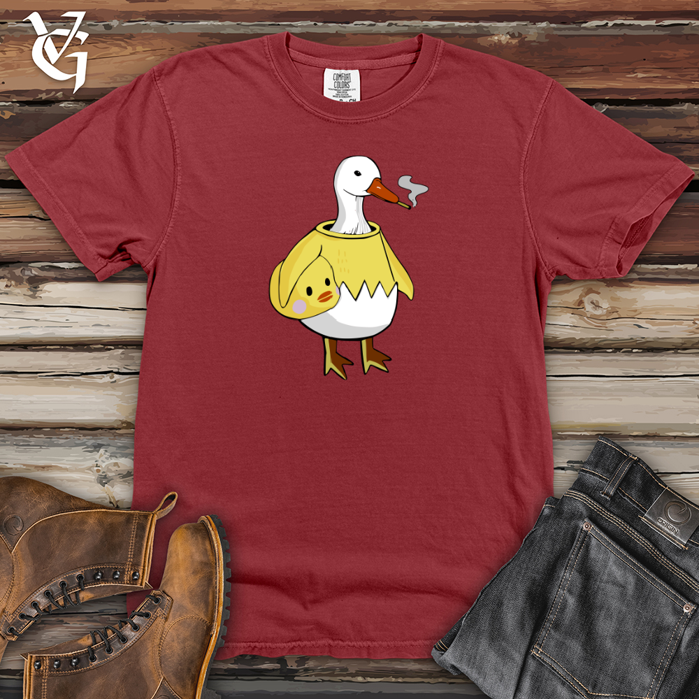 Viking Goods Goose Smoke Break Heavy Cotton Comfort Colors Tee Brick / L