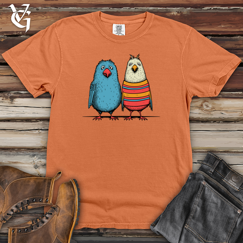 Viking Goods Bird Buddies Casual Heavy Cotton Comfort Colors Tee Burnt Orange / L