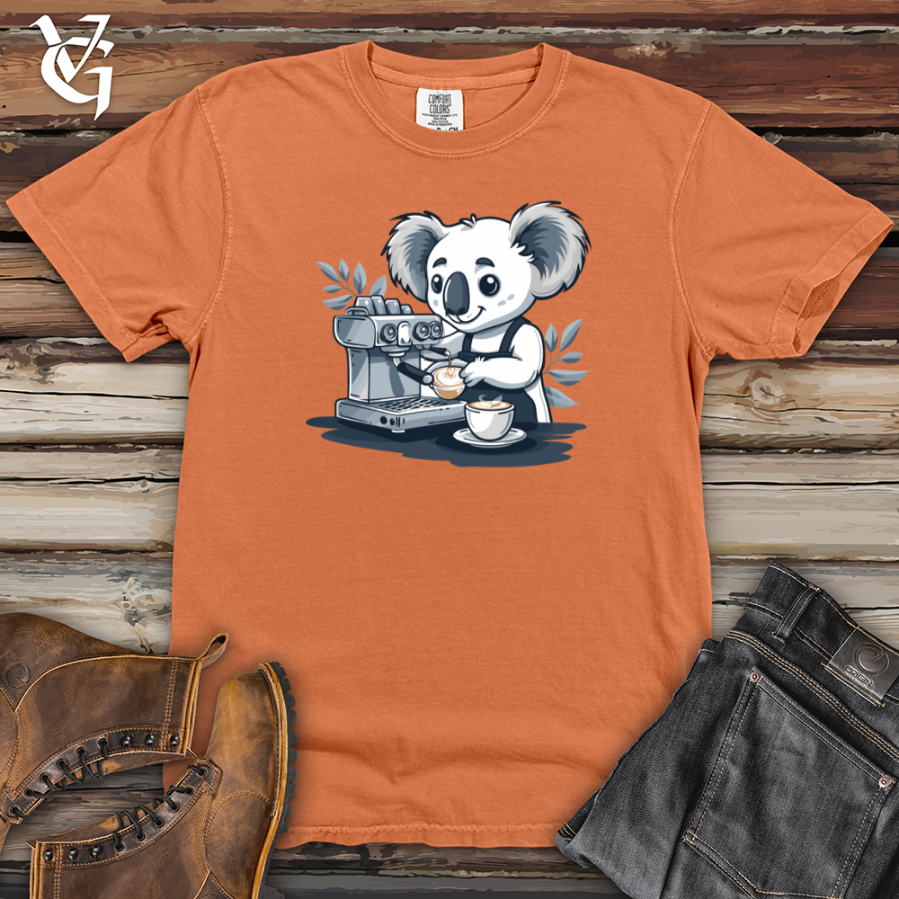 Viking Goods Koala Barista Blend Heavy Cotton Comfort Colors Tee Burnt Orange / L