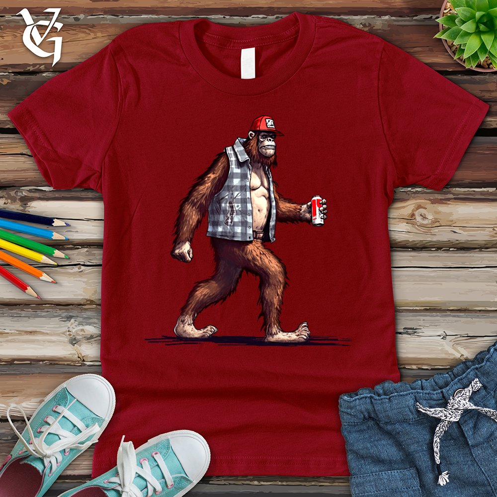 Viking Goods Big Foot Stroll Youth Tee Cardinal / L
