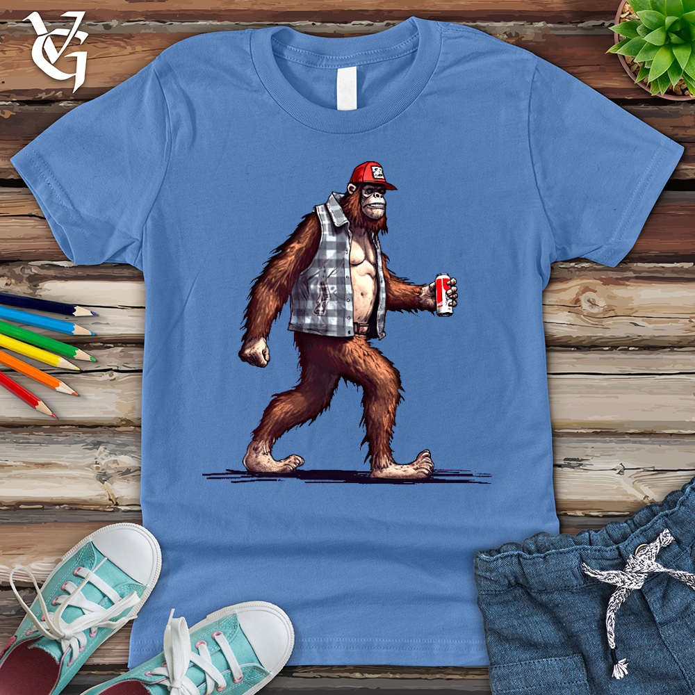 Viking Goods Big Foot Stroll Youth Tee Columbia Blue / L