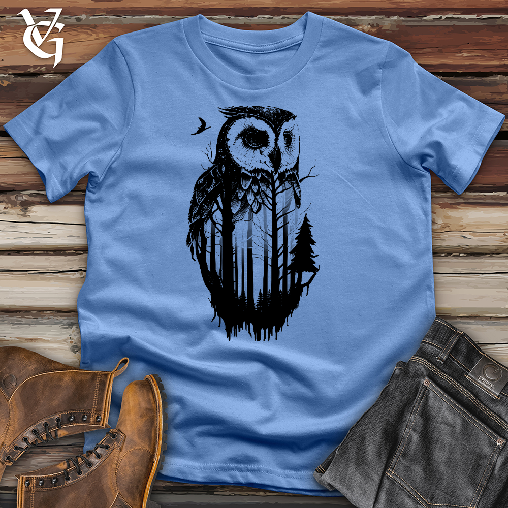 Viking Goods Owl Soul Cotton Tee Columbia Blue / L