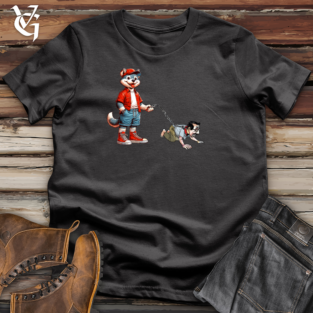 Viking Goods Human Walking Cotton Tee Dark Grey / L