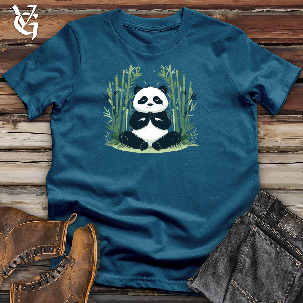 Viking Goods Zen Panda Harmony Cotton Tee Deep Teal / L