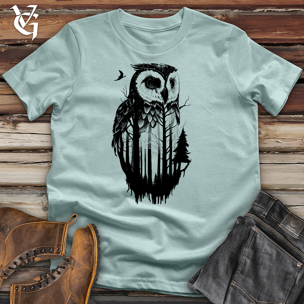 Viking Goods Owl Soul Cotton Tee Dusty Blue / L