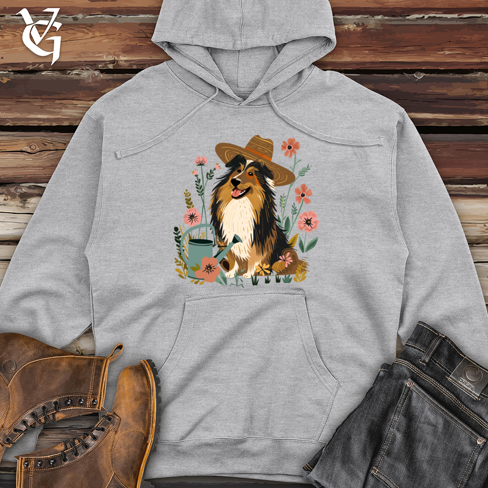 Viking Goods Sheepdog Gardener Bliss Midweight Hooded Sweatshirt Grey Heather / L