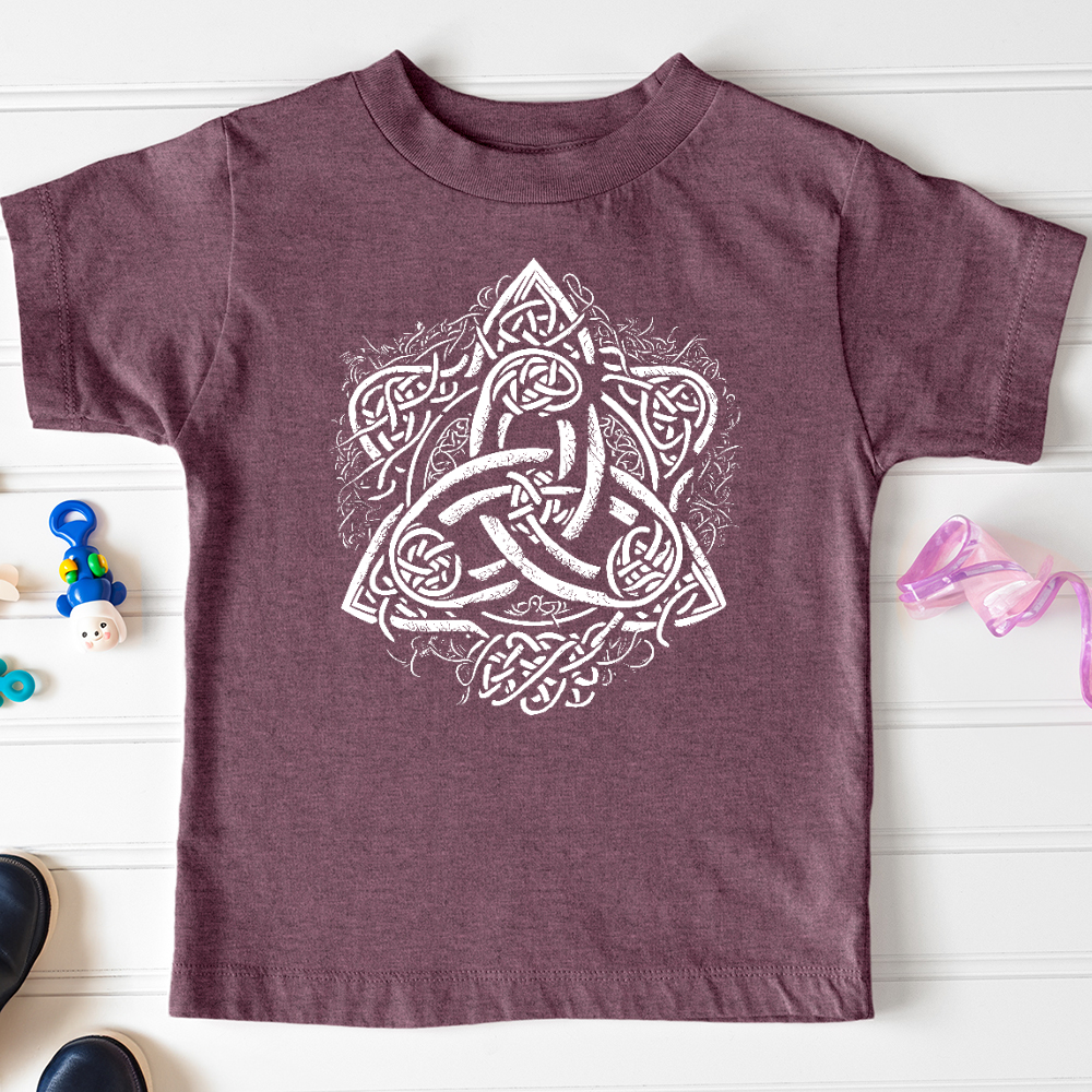 Viking Goods Celtic Trinity Emblem Toddler Tee Heather Maroon / 2T