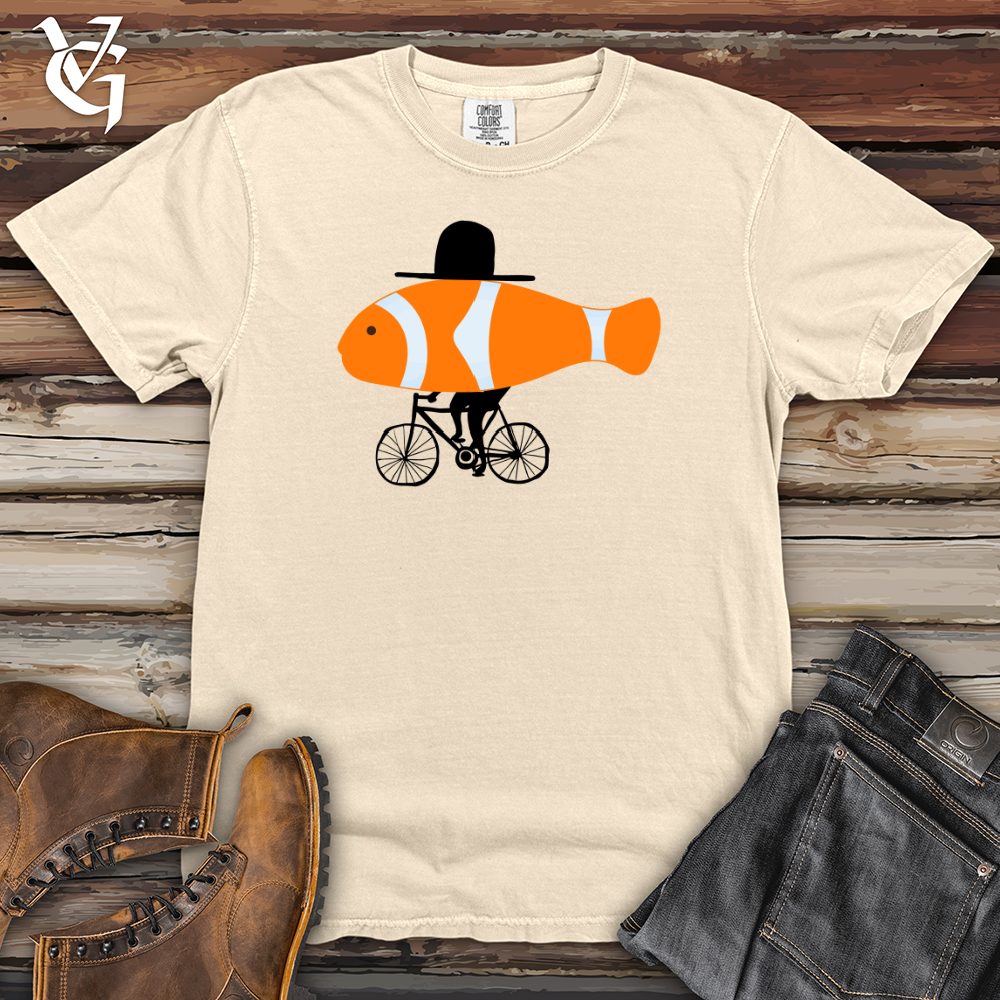 Viking Goods Clown Fish Top Hat Heavy Cotton Comfort Colors Tee Ivory / L