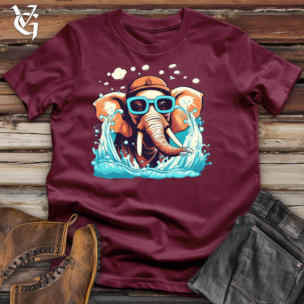 Viking Goods Elephant Sprayground cotton Tee Maroon / L