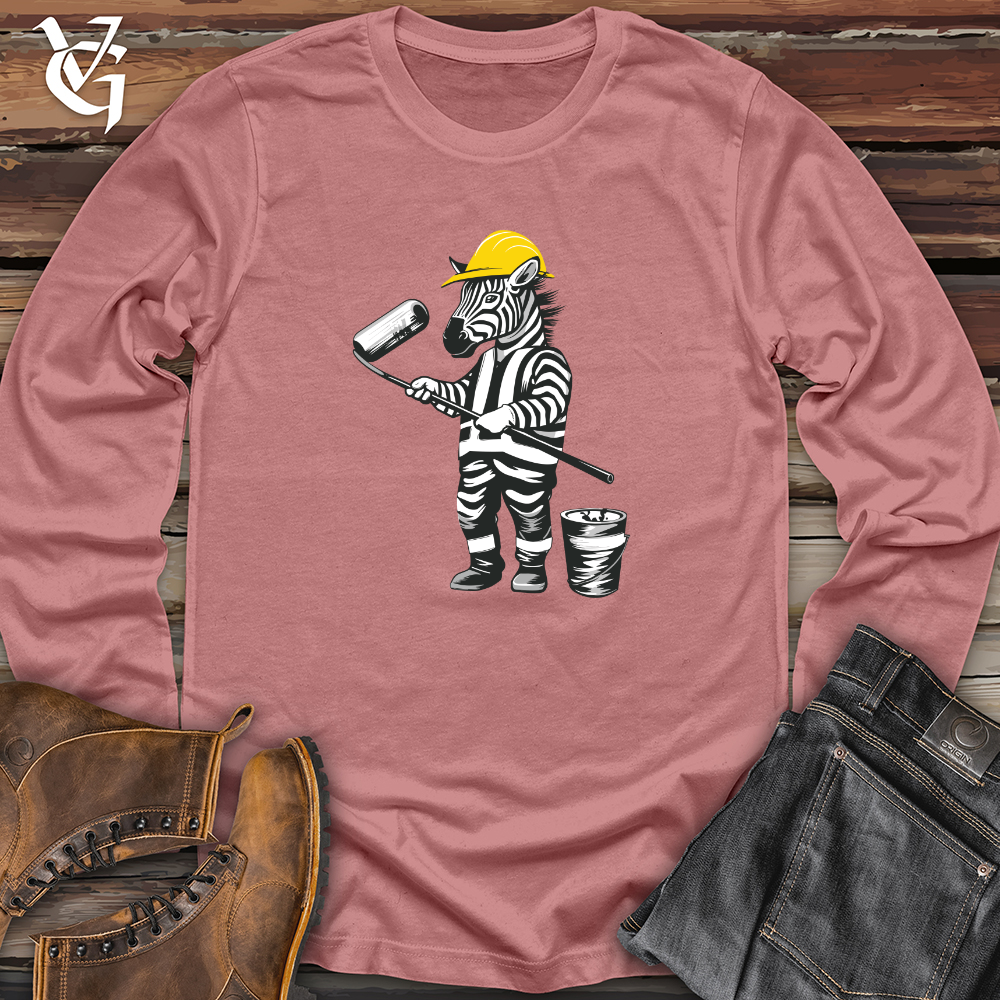 Viking Goods Zebra Builder Brush Long Sleeve Mauve / L