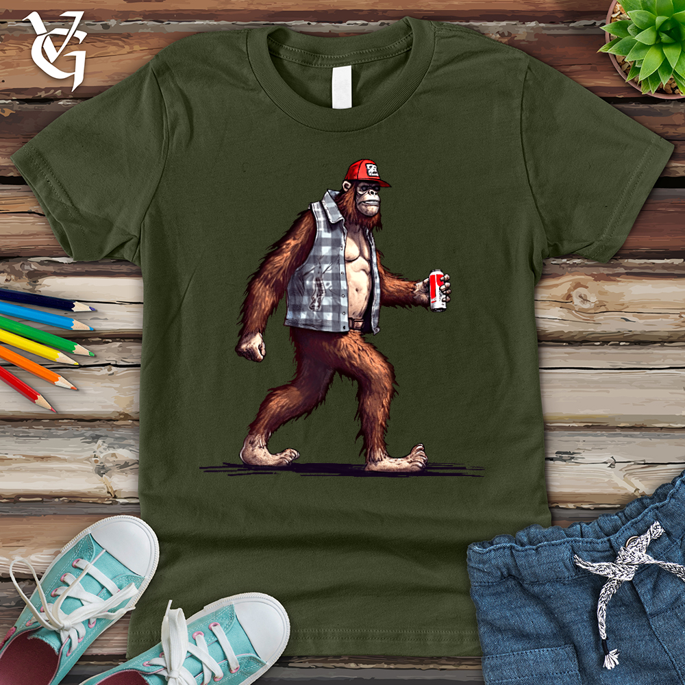 Viking Goods Big Foot Stroll Youth Tee Military Green / L