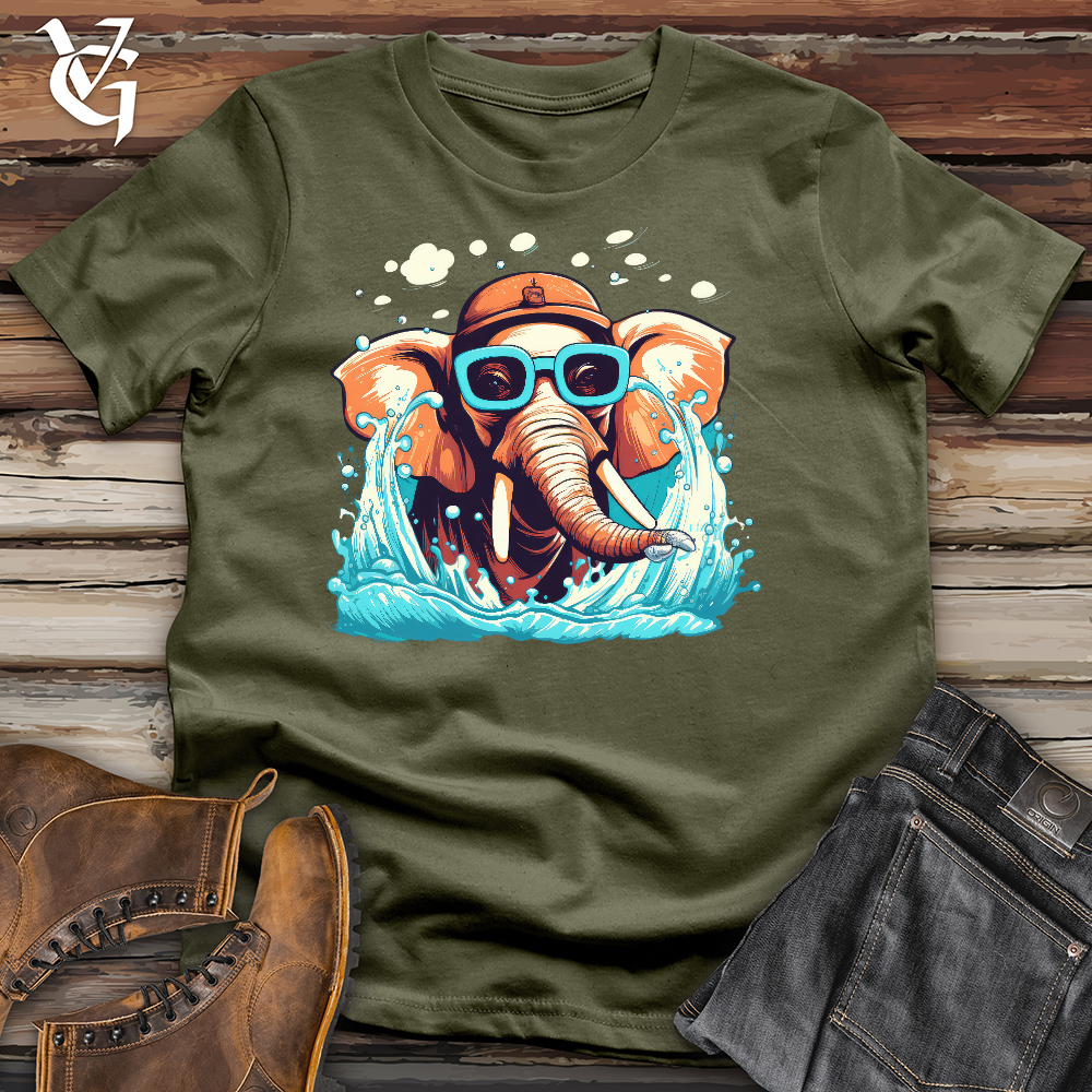 Viking Goods Elephant Sprayground cotton Tee Military Green / L