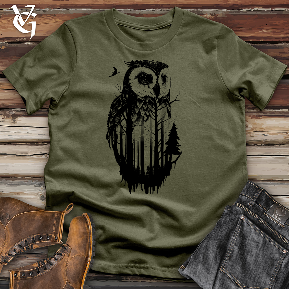 Viking Goods Owl Soul Cotton Tee Military Green / L