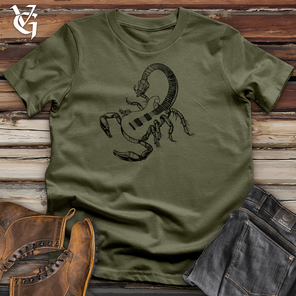 Viking Goods Scorpio Guitar Cotton Tee Military Green / L