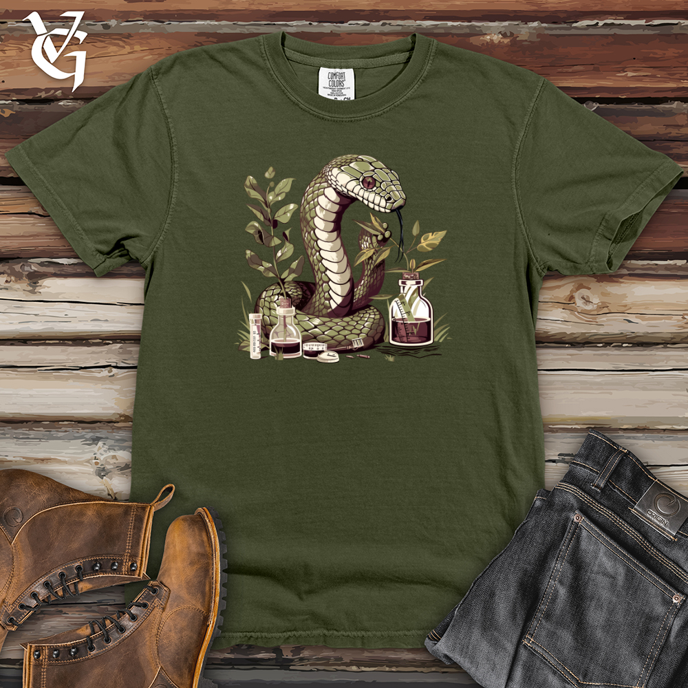 Viking Goods Cobra Botanist Inquiry Heavy Cotton Comfort Colors Tee Moss / L