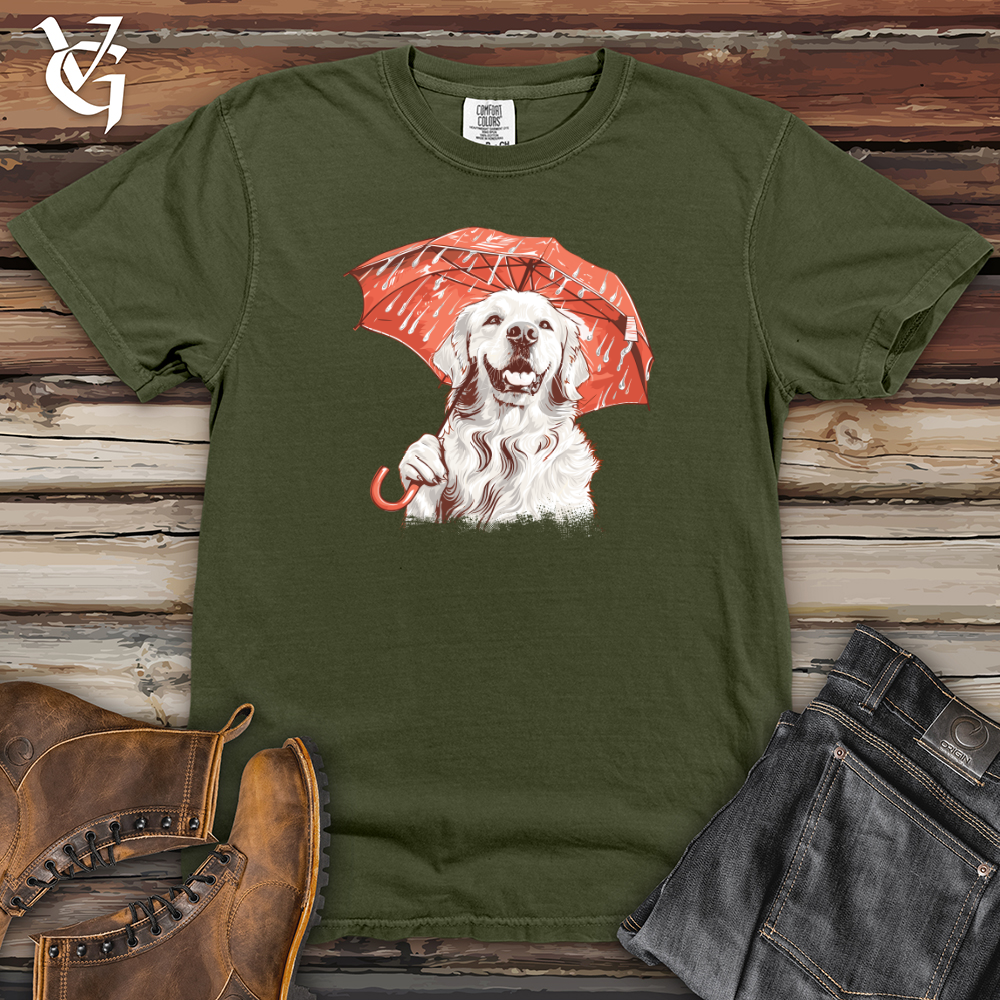 Viking Goods English Cream Retriever Heavy Cotton Comfort Colors Tee Moss / L