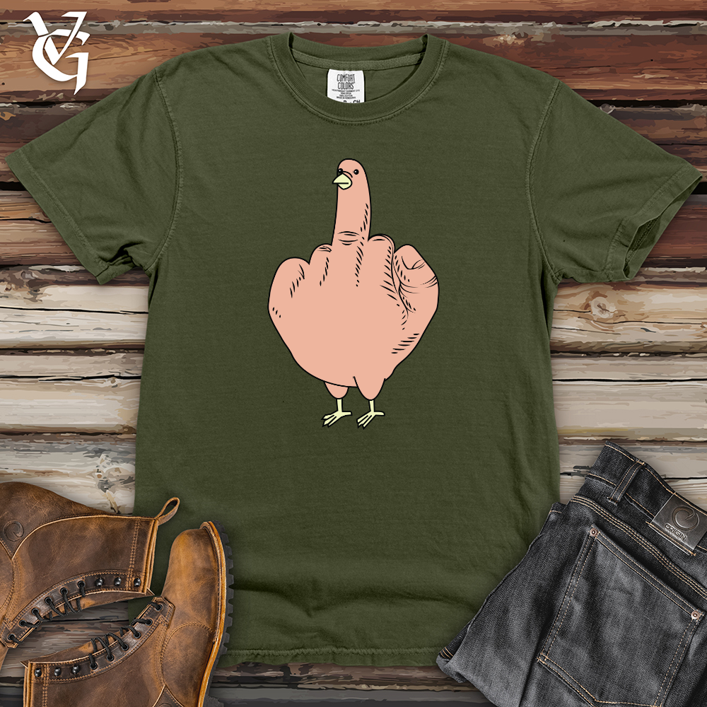 Viking Goods Finger Hen Heavy Cotton Comfort Colors Tee Moss / L