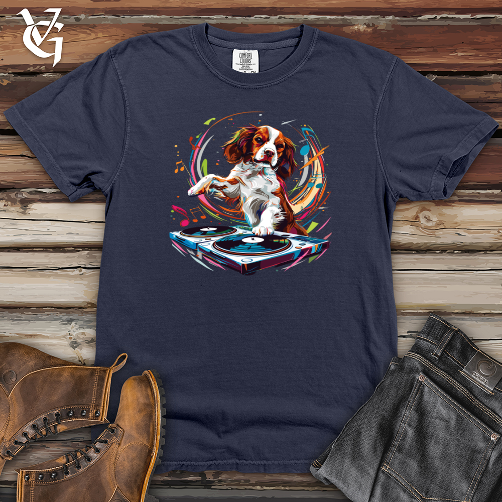 Viking Goods Brittany Beats Spinner Heavy Cotton Comfort Colors Tee Navy / L