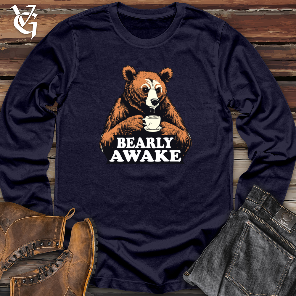 Viking Goods Buzzin Bear Long Sleeve Navy / L