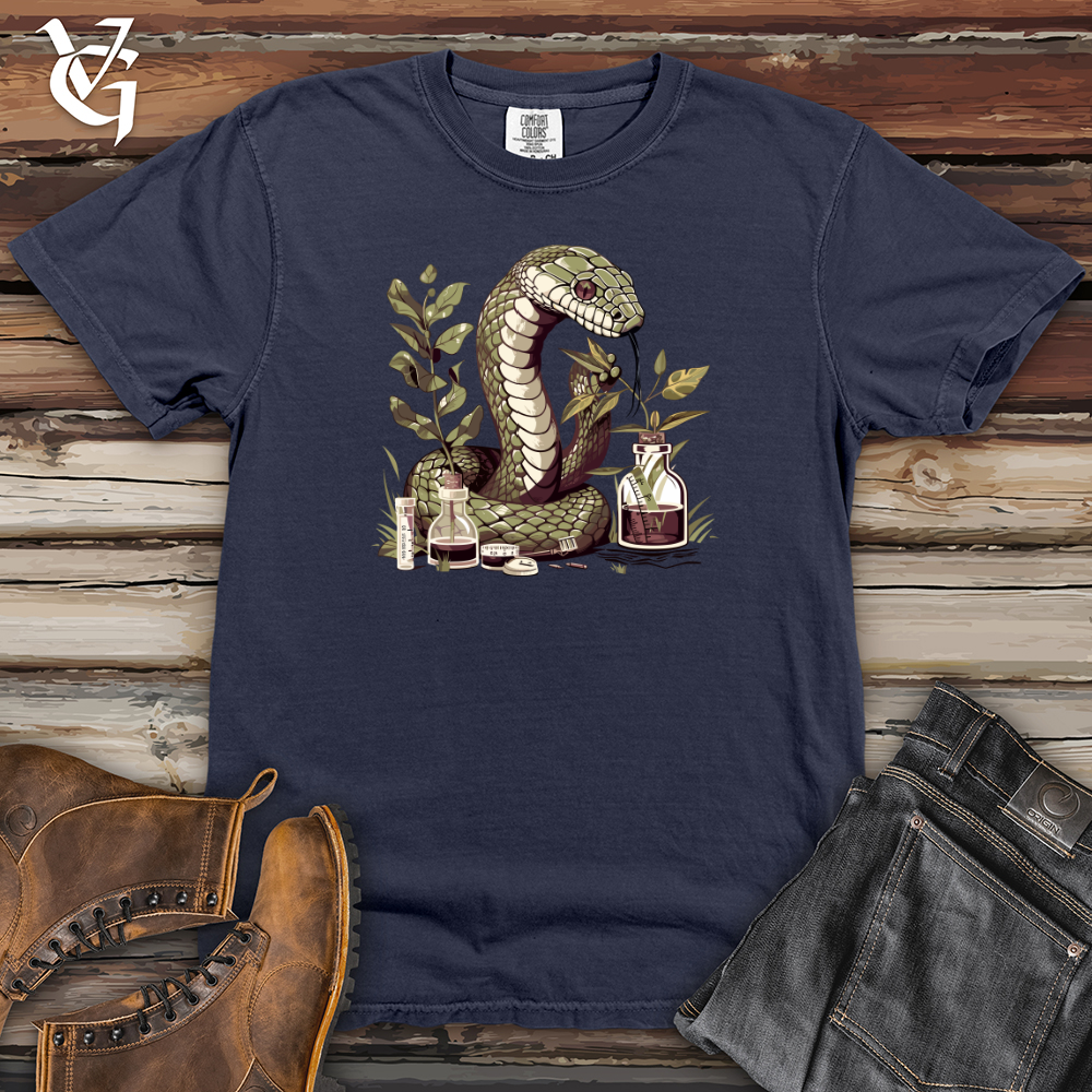 Viking Goods Cobra Botanist Inquiry Heavy Cotton Comfort Colors Tee Navy / L