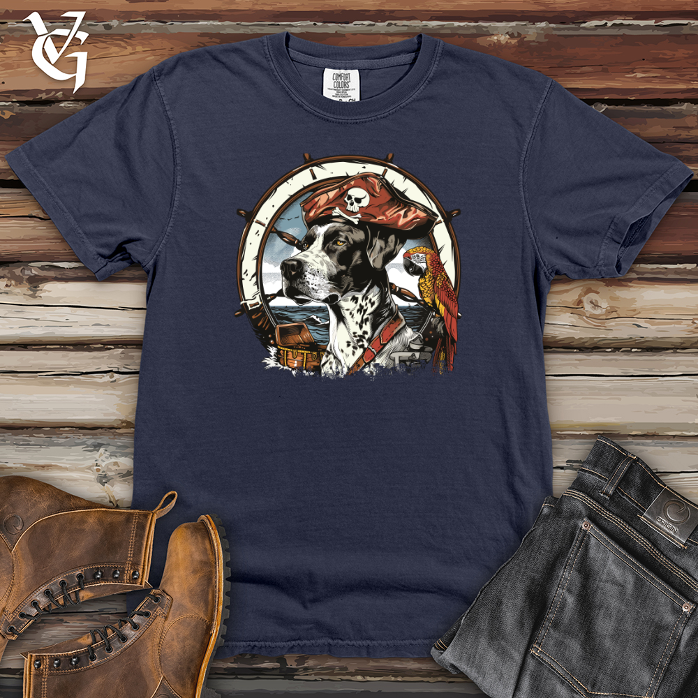 Viking Goods Pirate Pointer Captain Heavy Cotton Comfort Colors Tee Navy / L
