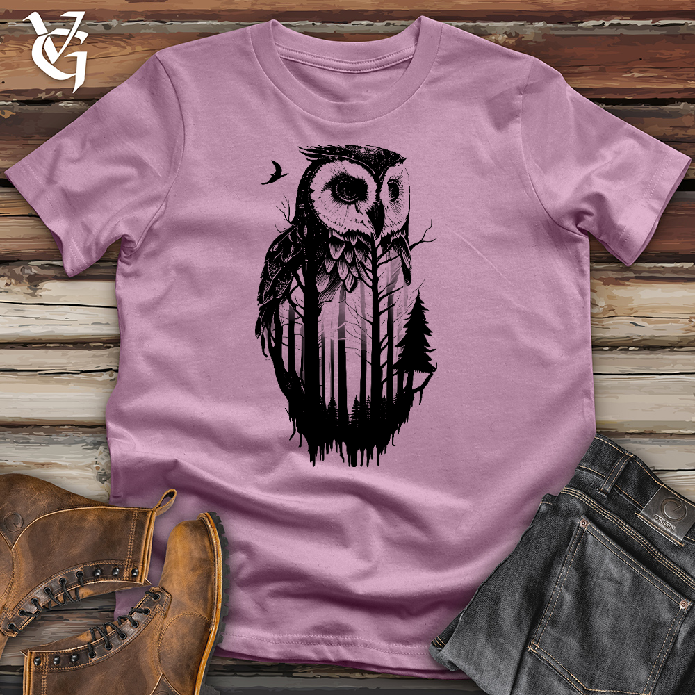 Viking Goods Owl Soul Cotton Tee Orchid / L