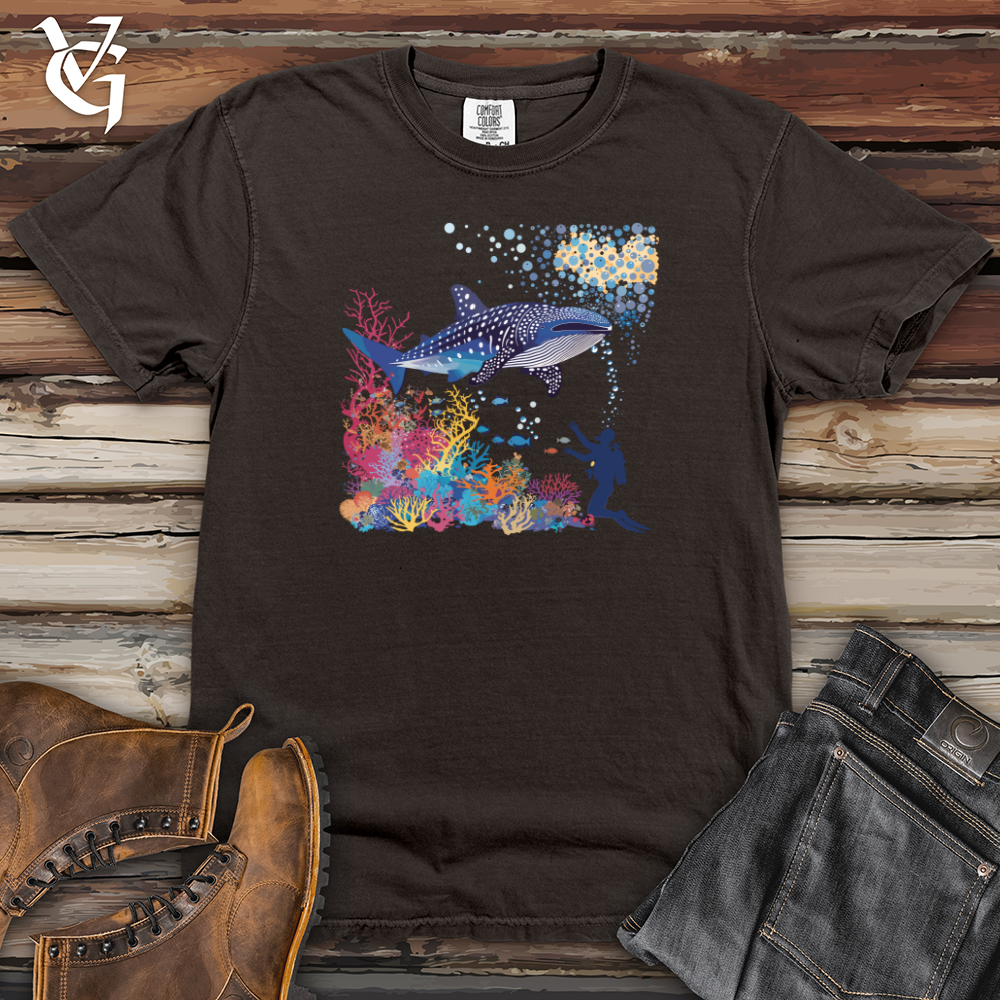 Viking Goods Bubbly Whaleplay Adventure Heavy Cotton Comfort Colors Tee Pepper / L