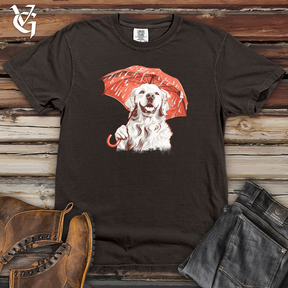 Viking Goods English Cream Retriever Heavy Cotton Comfort Colors Tee Pepper / L