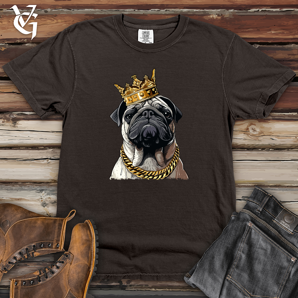 Viking Goods Gangster Pug Heavy Cotton Comfort Colors Tee Pepper / L