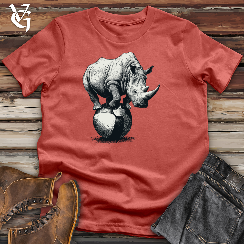 Viking Goods Circus Rhino Cotton Tee Rust / L