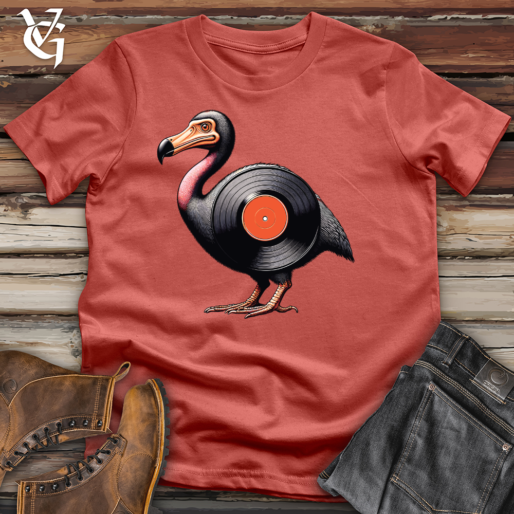 Viking Goods Vinyl Bird Record Cotton Tee Rust / L