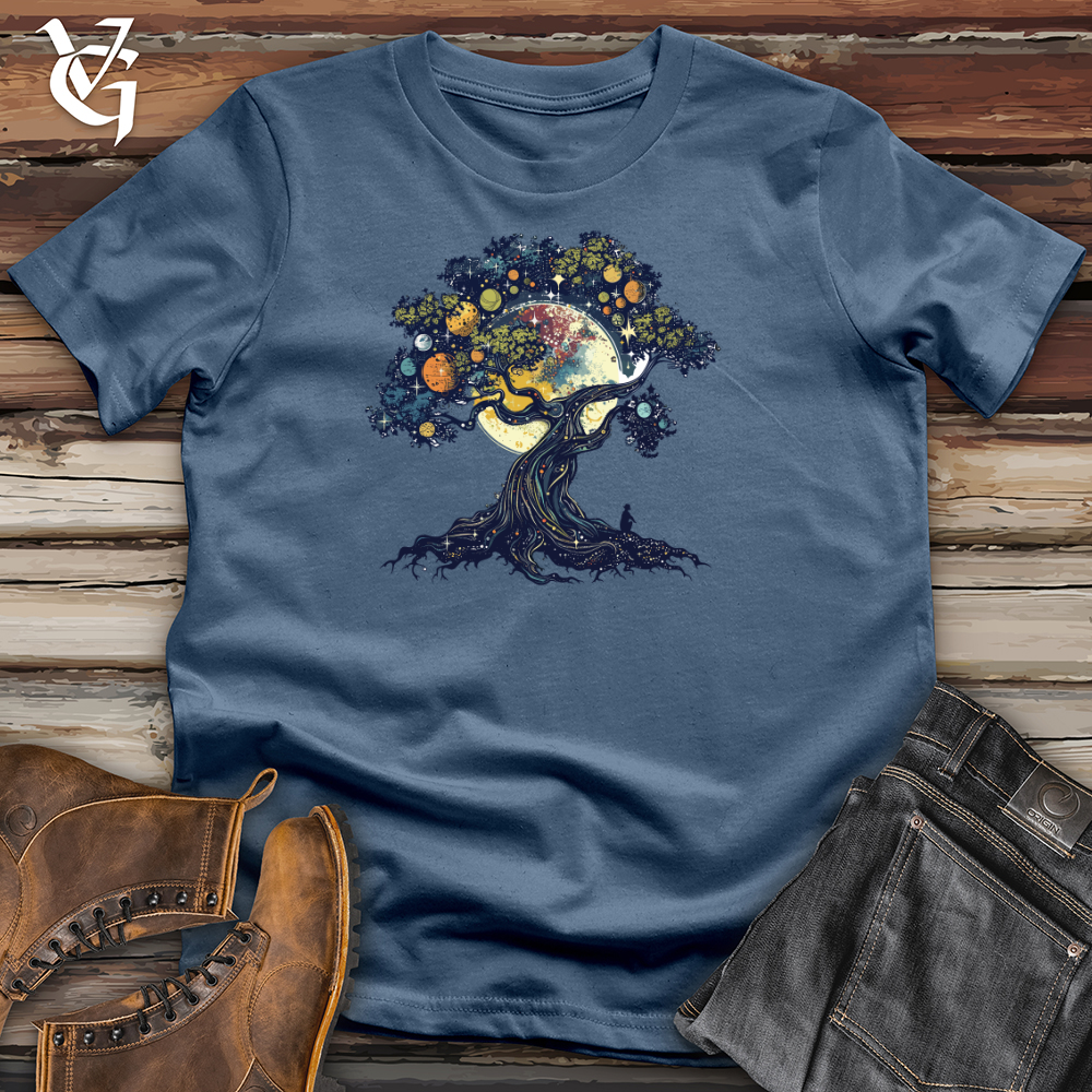 Viking Goods Celestial Tree Perch Cotton Tee Ash / L