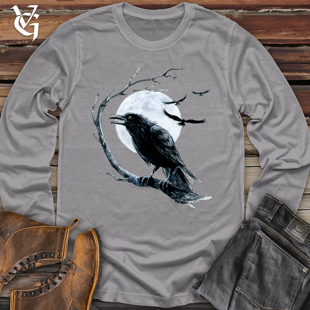 Viking Goods Cold Winter Raven Long Sleeve Storm / L