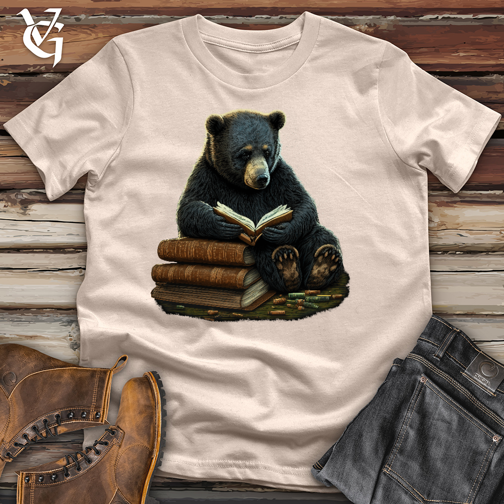 Viking Goods Studious Bear Cotton Tee Tan / L