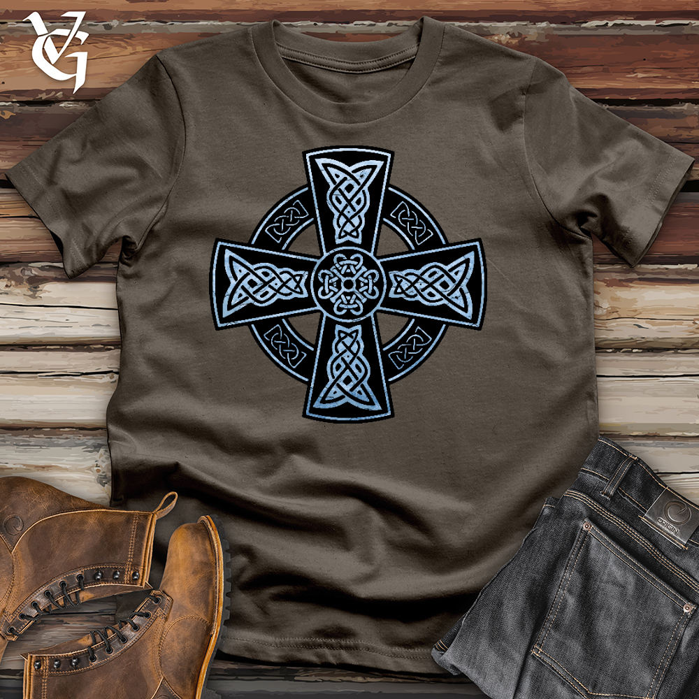 Icy Celtic Cross Cotton Tee
